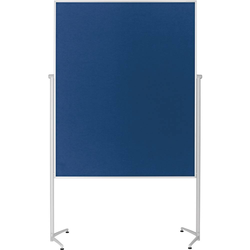 Magnetoplan moderační tabule Evolution Plus (d x š x v) 1630 x 1200 x 1500 mm plsť královská modrá , bílá oboustranně po
