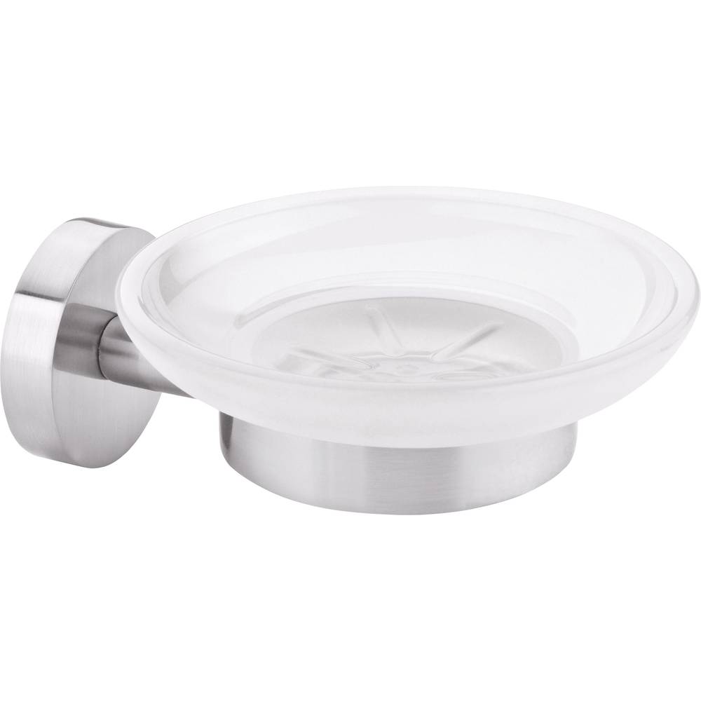 tesa MOON 40310-00000-00 miska na mýdlo stříbrná, bílá (satinovaná)