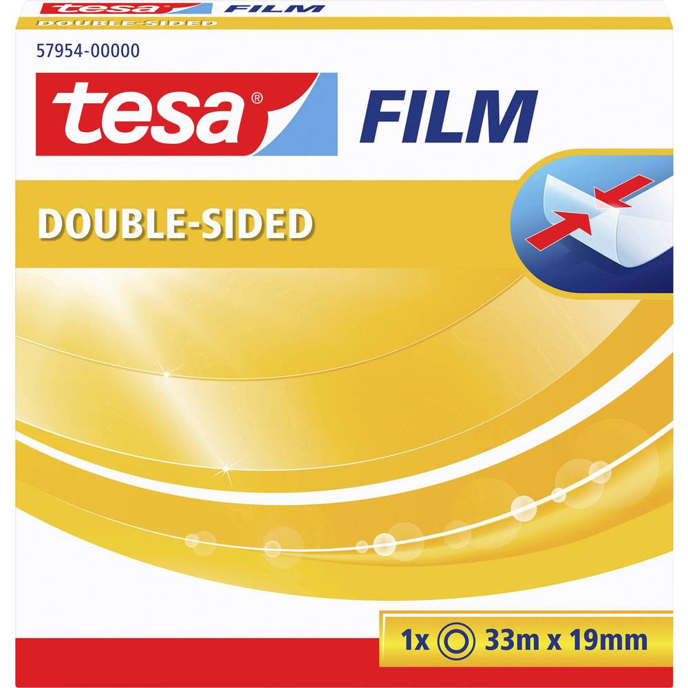 tesa Tesa 57954-00000-01 oboustranná lepicí páska transparentní (d x š) 33 m x 19 mm 1 ks