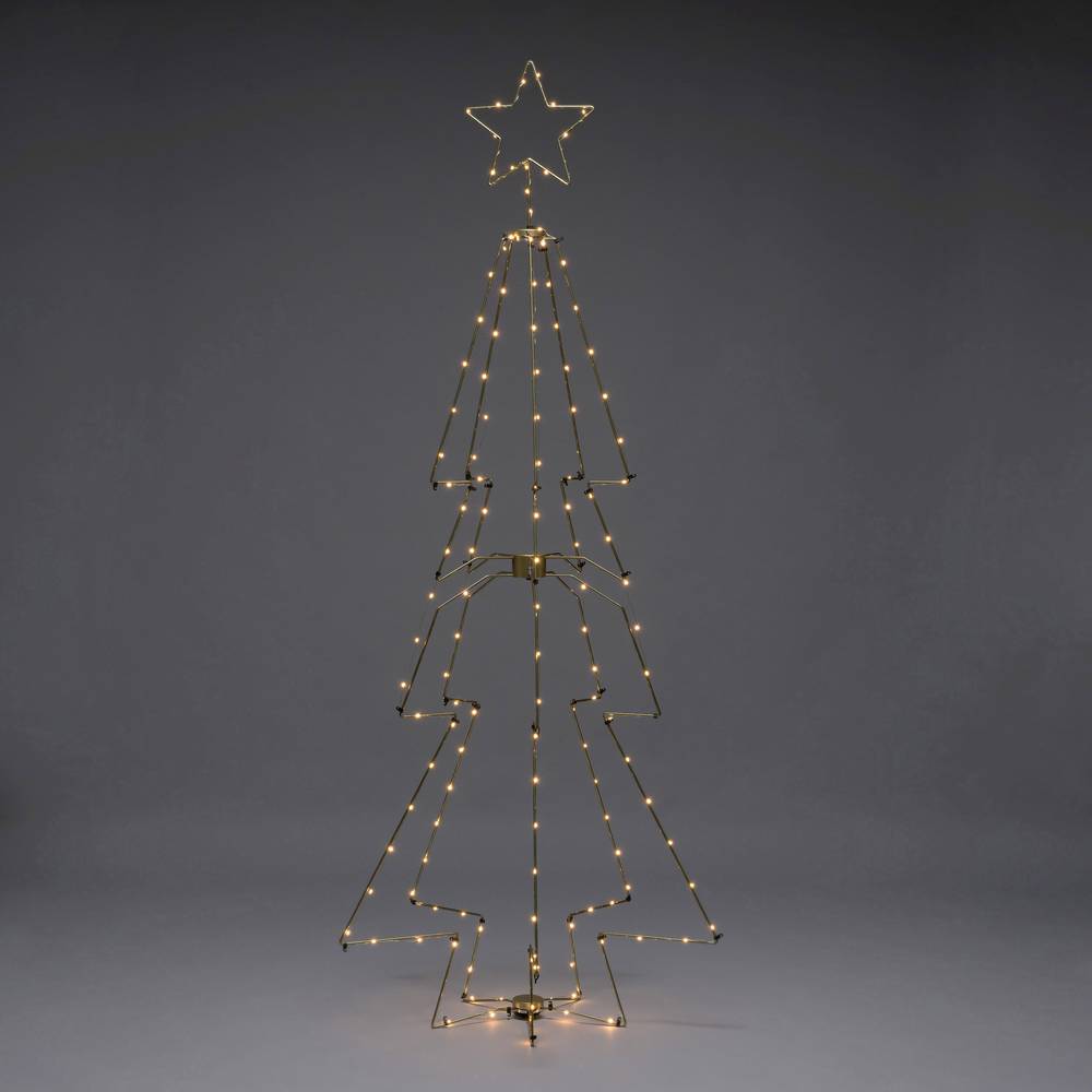 Konstsmide LED strom vánoční stromeček Energetická třída (EEK2021): G (A - G) mosaz