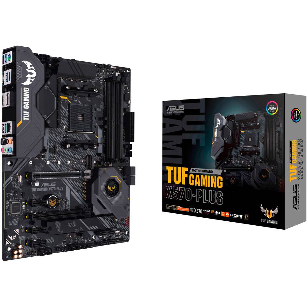 Asus TUF Gaming X570-Plus Základní deska Socket (PC) AMD AM4 Tvarový faktor ATX Čipová sada základní desky AMD® X570