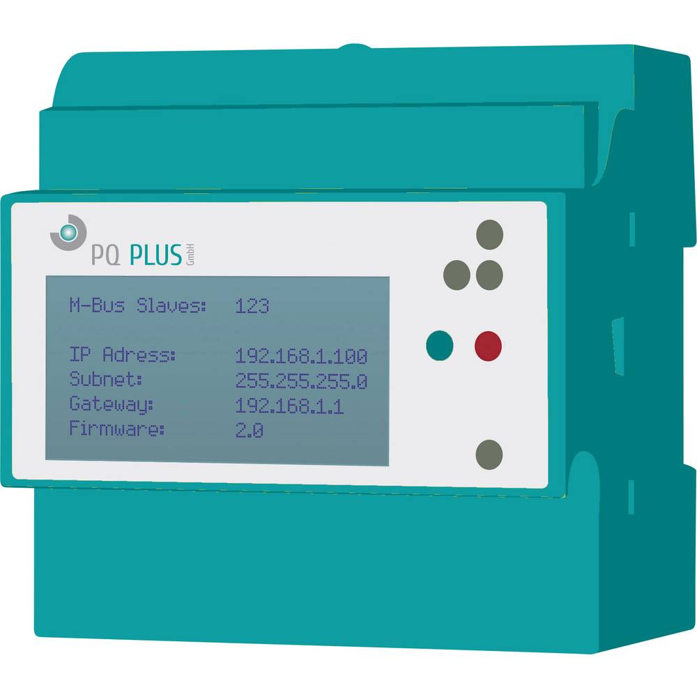 PQ Plus PQ M-Zentrale 20 digitální měřič na DIN lištu