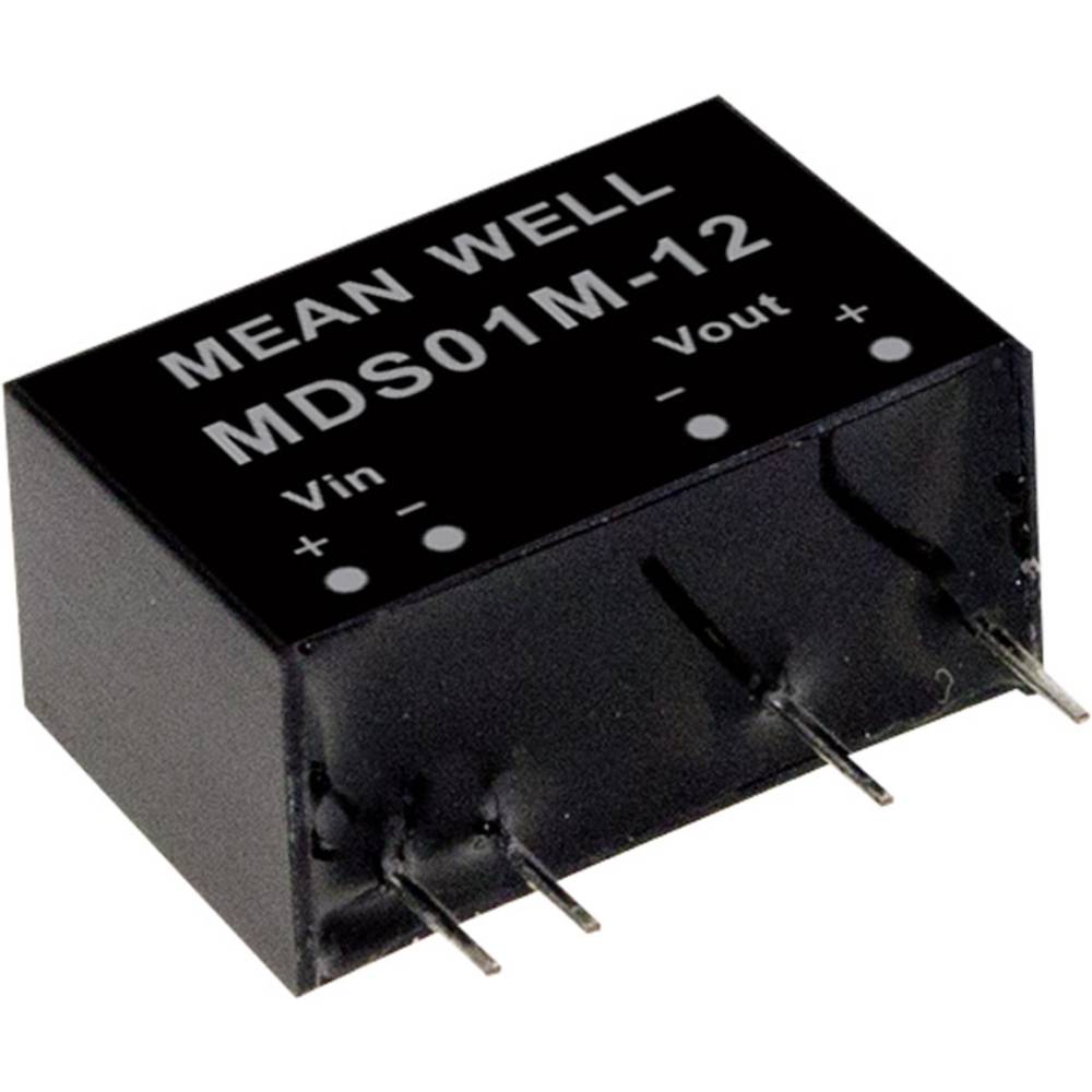 Mean Well MDS01M-12 DC/DC měnič napětí, modul 84 mA 1 W Počet výstupů: 1 x Obsah 1 ks