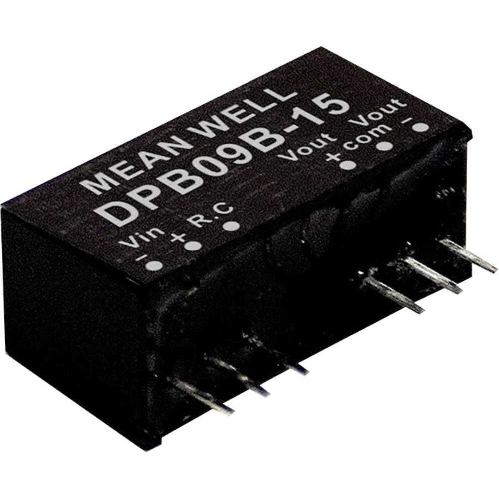 Mean Well DPB09C-05 DC/DC měnič napětí, modul 800 mA 9 W Počet výstupů: 2 x Obsah 1 ks