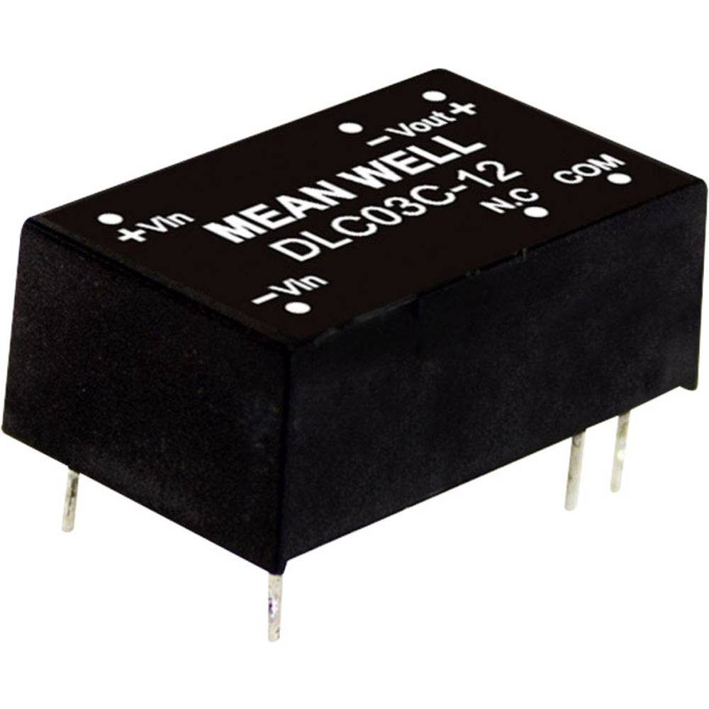 Mean Well DLC03C-15 DC/DC měnič napětí, modul 100 mA 3 W Počet výstupů: 2 x Obsah 1 ks