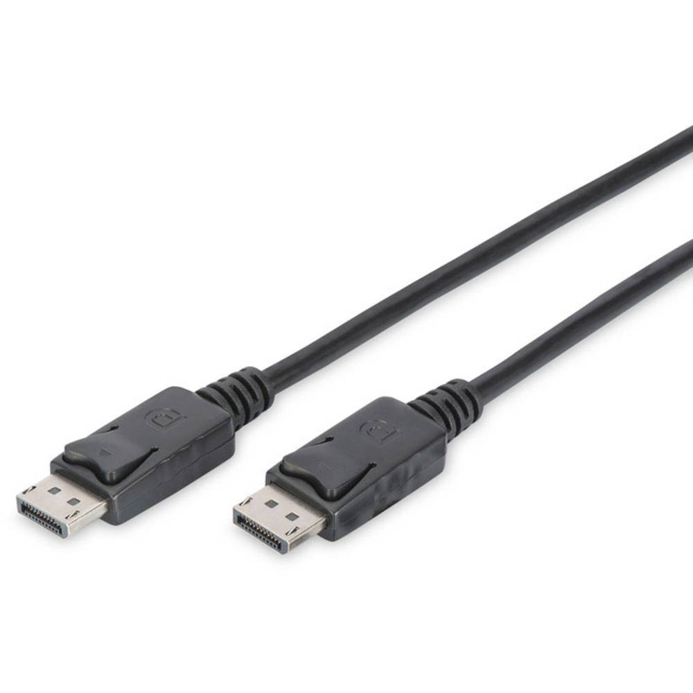 Digitus DisplayPort kabel Konektor DisplayPort, Konektor DisplayPort 3.00 m černá DB-340100-030-S pozlacené kontakty, fó