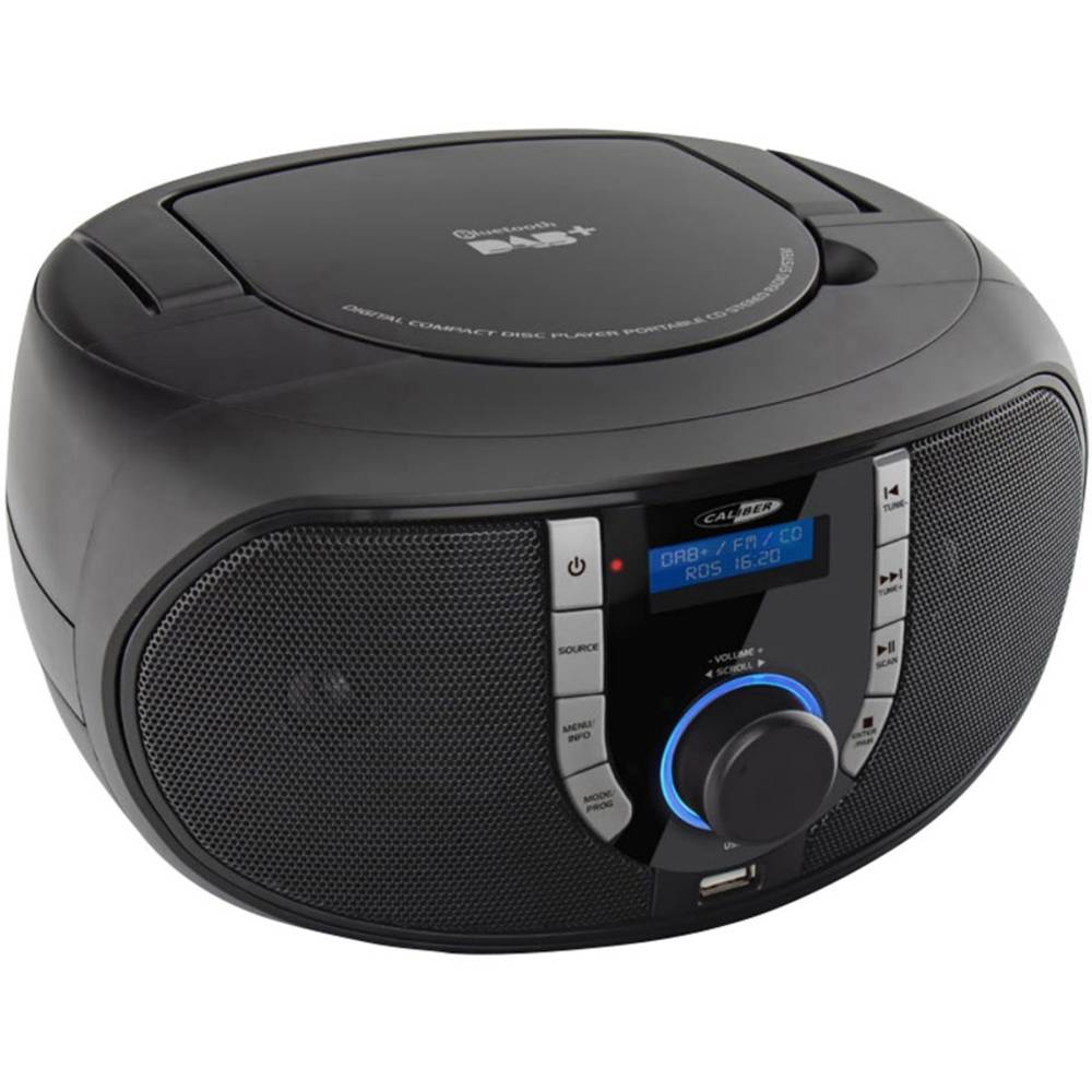 Caliber HBC433DAB-BT CD-rádio DAB+, FM AUX, Bluetooth, CD černá