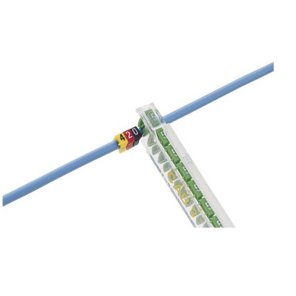 Legrand Legrand 038235 označovací klip na kabely Otisk (Kabelový značkovač) 5 Rozsah vnějšího průměru 3.80 do 5 mm 03823
