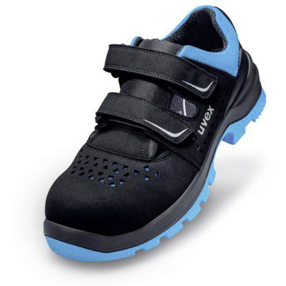 uvex 2 xenova® 9553847 ESD bezpečnostní sandále S1, velikost (EU) 47, černá, modrá, 1 pár