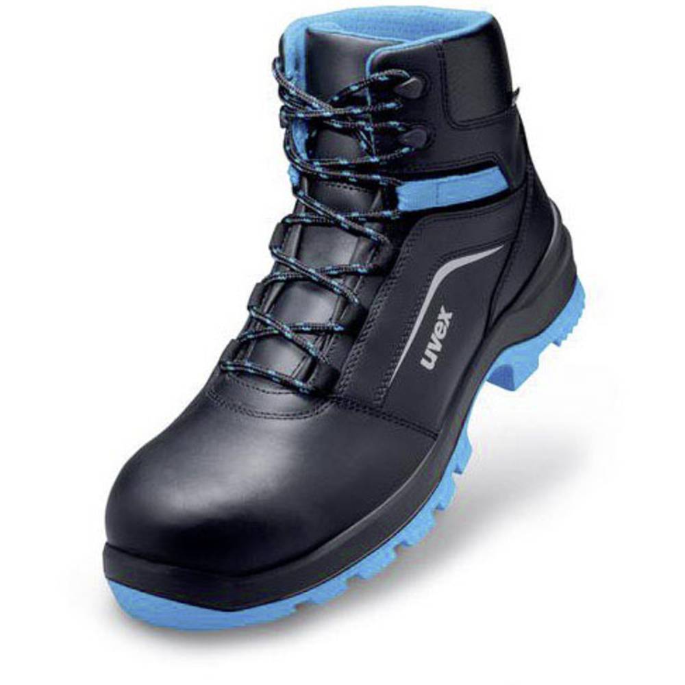 uvex 2 xenova® 9556845 ESD bezpečnostní obuv S2, velikost (EU) 45, černá, modrá, 1 pár