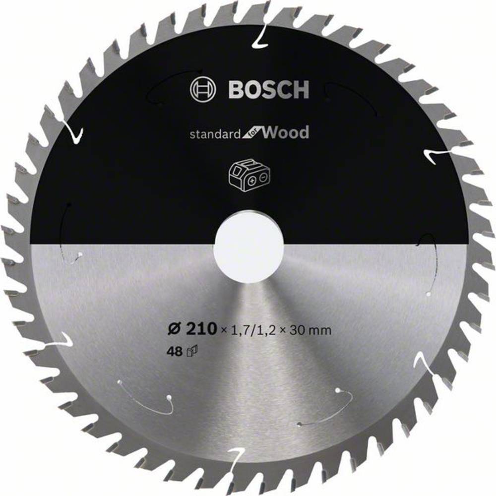 Bosch Accessories Bosch 2608837714 tvrdokovový pilový kotouč 210 x 30 mm Počet zubů (na palec): 48 1 ks