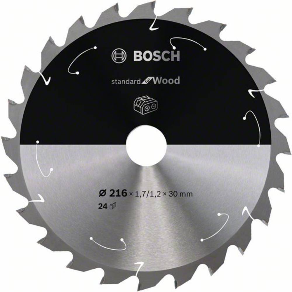 Bosch Accessories Bosch 2608837721 tvrdokovový pilový kotouč 216 x 30 mm Počet zubů (na palec): 24 1 ks