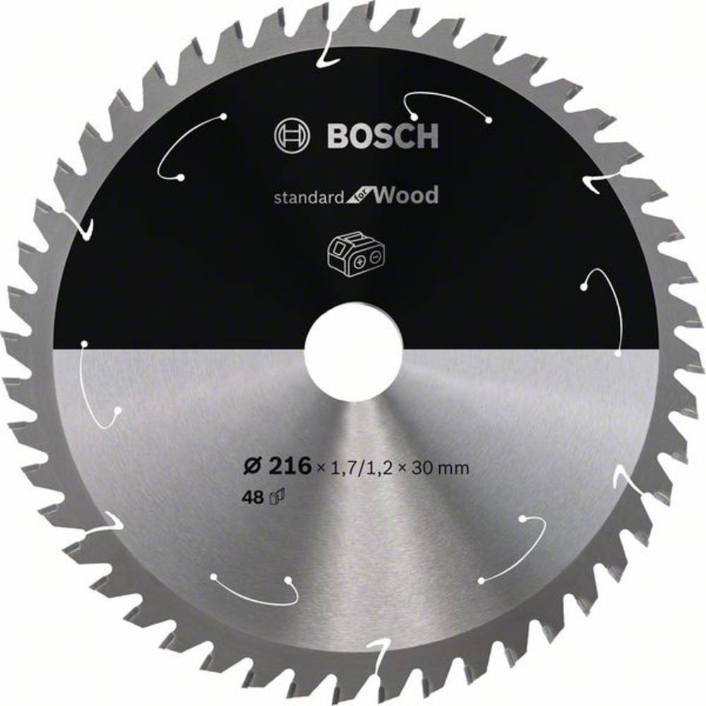 Bosch Accessories Bosch 2608837723 tvrdokovový pilový kotouč 216 x 30 mm Počet zubů (na palec): 48 1 ks