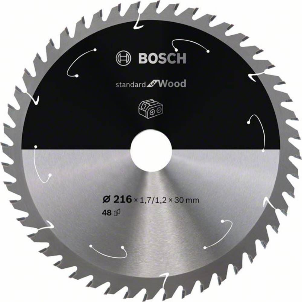 Bosch Accessories Bosch 2608837726 tvrdokovový pilový kotouč 216 x 30 mm Počet zubů (na palec): 48 1 ks