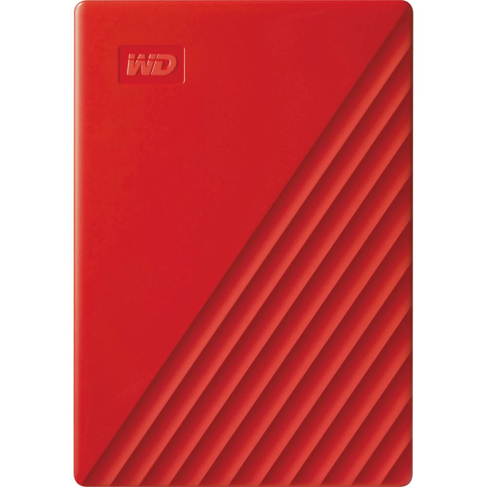WD My Passport 4 TB externí HDD 6,35 cm (2,5") USB 3.2 Gen 1 (USB 3.0) červená WDBPKJ0040BRD-WESN