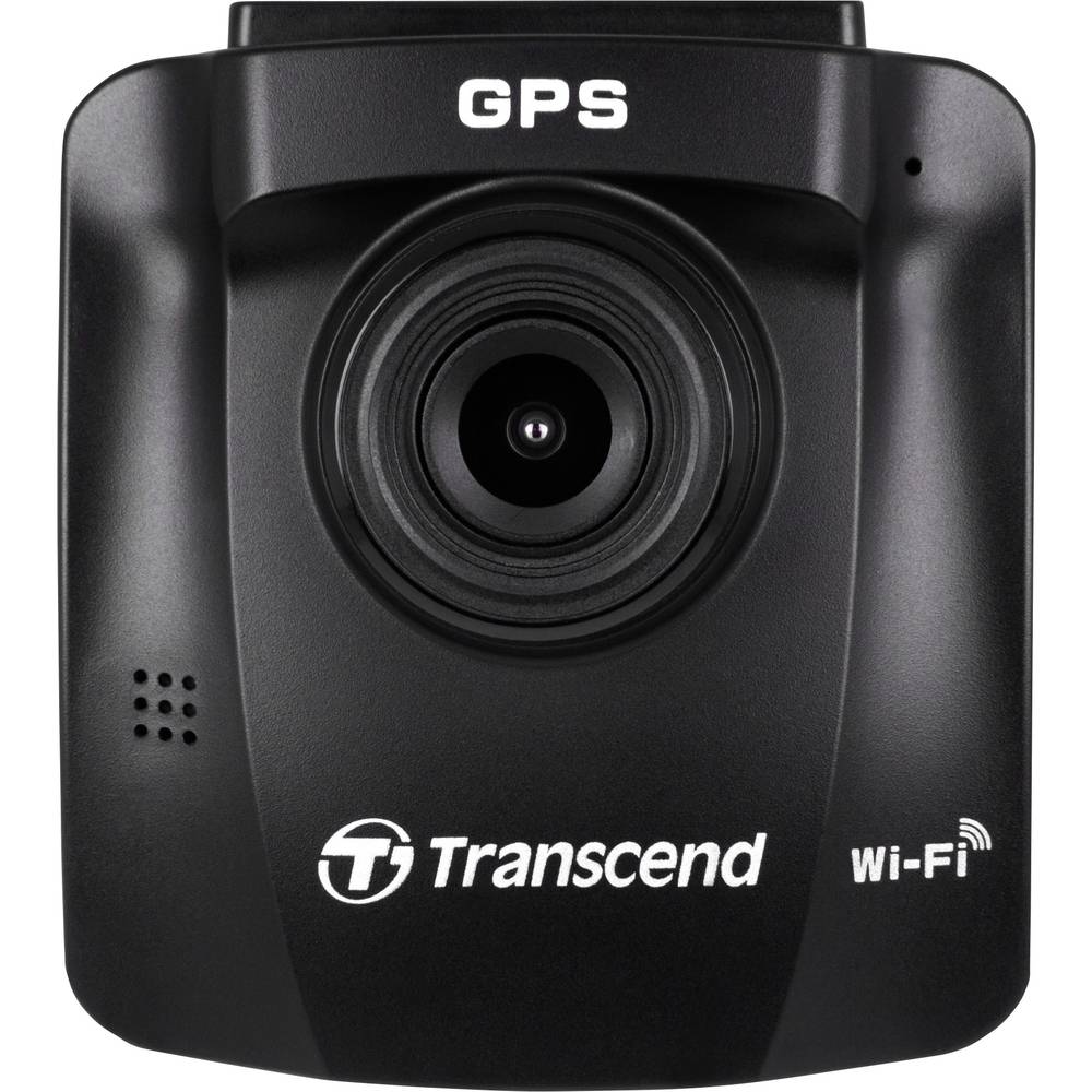Transcend DrivePro 230Q kamera za čelní sklo s GPS, 130 ° 12 V akumulátor, systém pro udržení v jízdním pruhu, WLAN, var