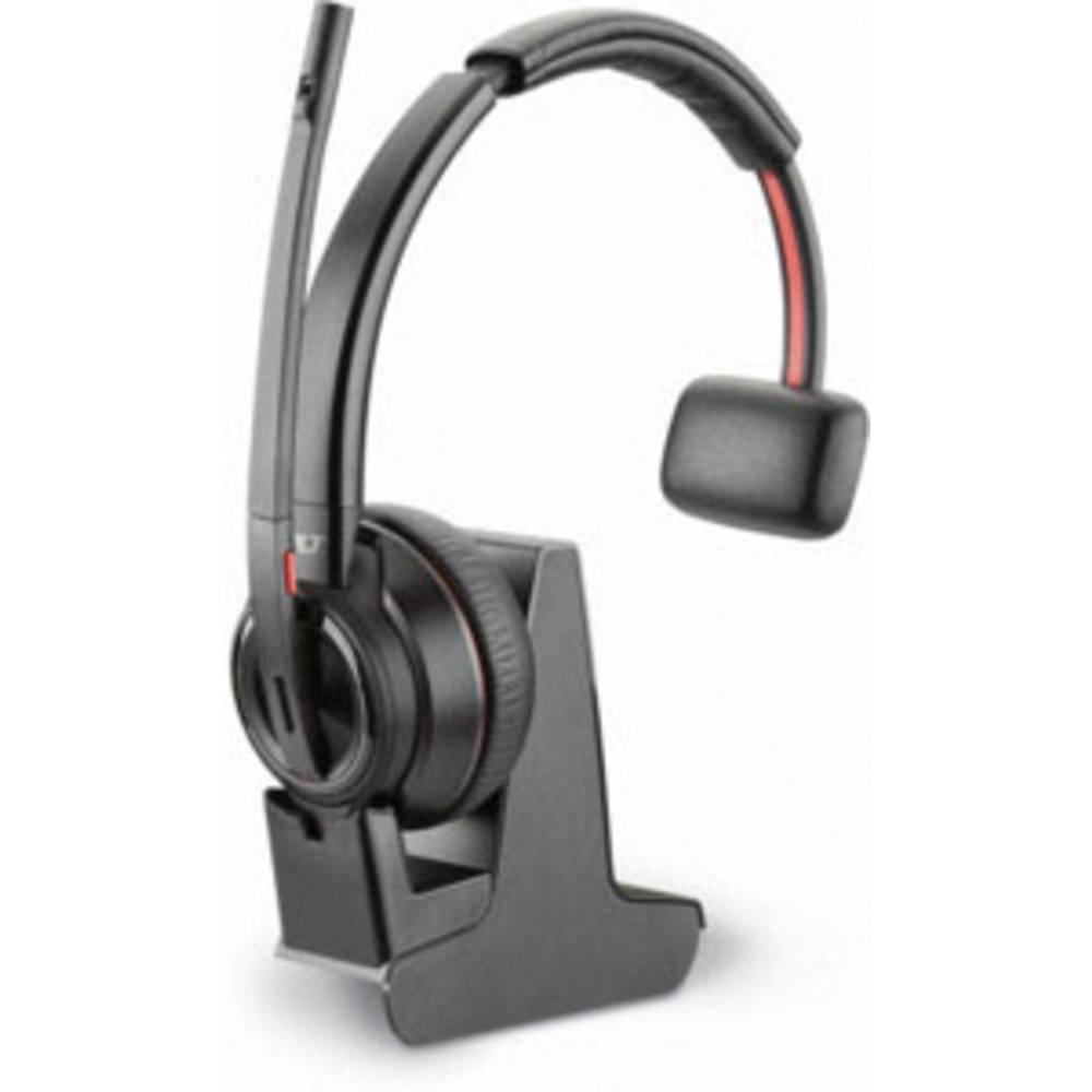 Plantronics Savi W8210-M USB monaural telefon Sluchátka On Ear Bluetooth®, DECT mono černá Potlačení hluku Vypnutí zvuku