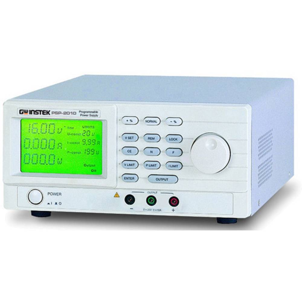 GW Instek PSP-405 laboratorní zdroj s nastavitelným napětím, 0 - 40 V/DC, 0 - 5 A, RS-232, lze programovat, 01SP405010GT