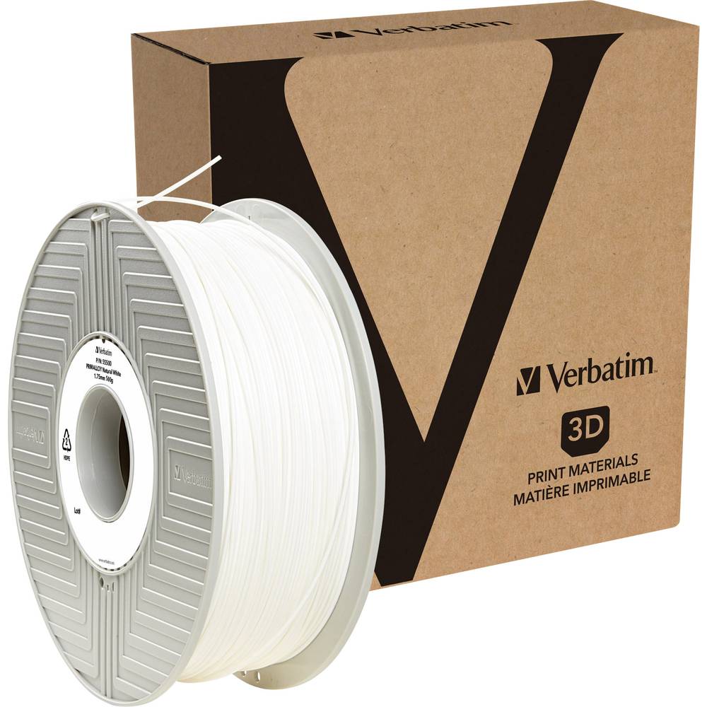 Verbatim 55512 vlákno pro 3D tiskárny 2.85 mm 500 g bílá 1 ks