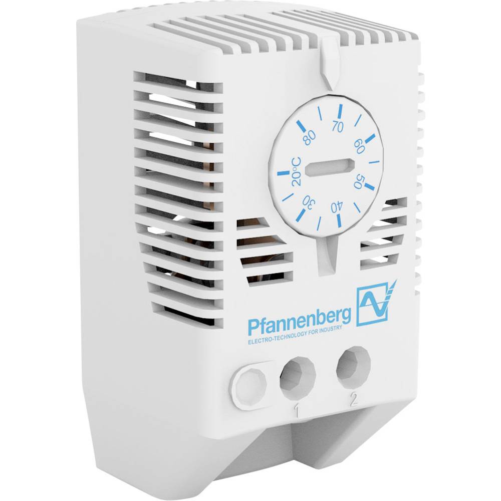 Pfannenberg skříňový rozvaděč-termostat FLZ 530 THERMOSTAT +20..+80°C 240 V/AC 1 spínací kontakt (d x š x v) 36 x 40 x 7