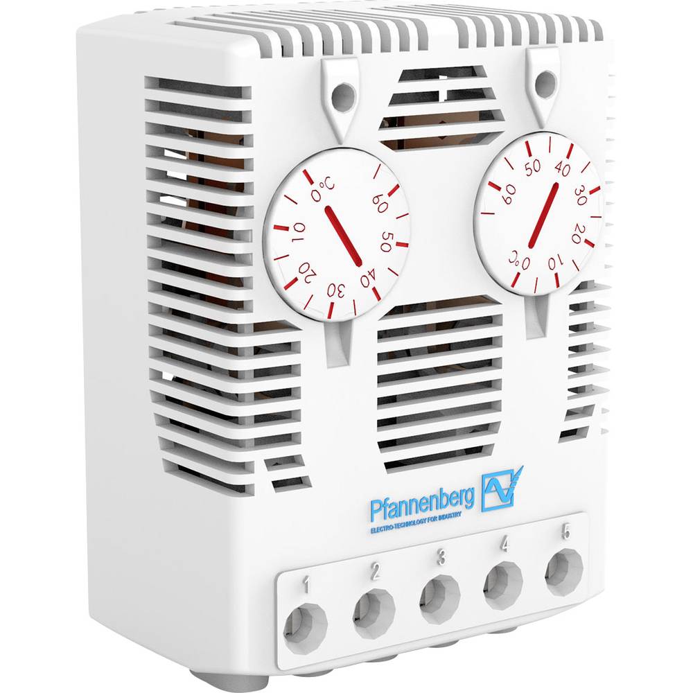 Pfannenberg skříňový rozvaděč-termostat FLZ 542 THERMOSTAT O/O 0..60C 240 V/AC 2 rozpínací kontakty (d x š x v) 38 x 59