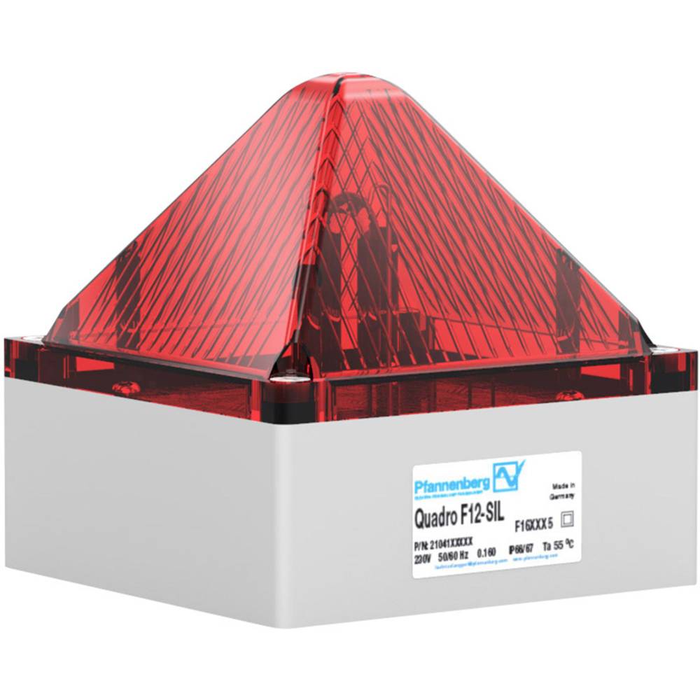 Pfannenberg bleskovka QUADRO F12-SIL 230 AC RD 21041105601 červená červená 230 V/AC