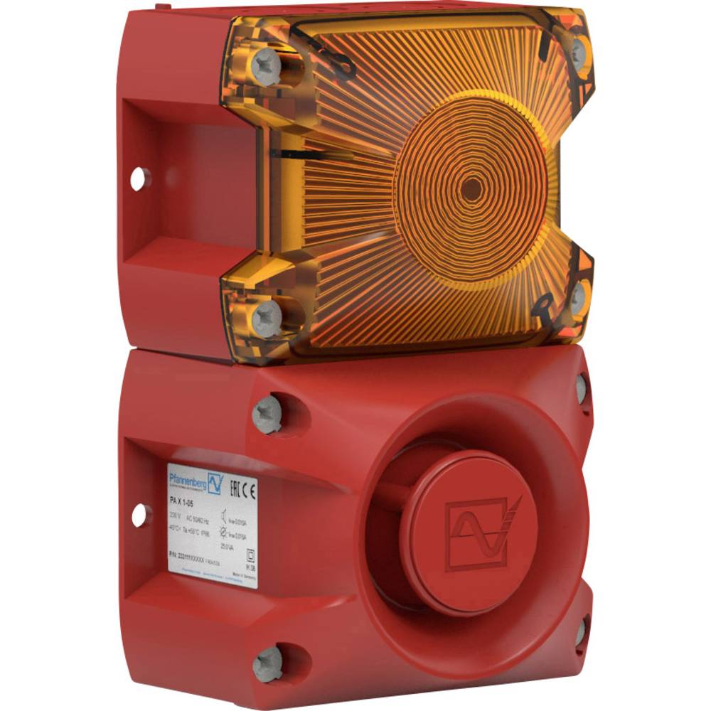 Pfannenberg opticko-akustický vysílač PA X 1-05 230 AC AM oranžová 230 V/AC 100 dB