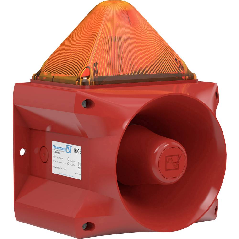 Pfannenberg opticko-akustický vysílač PA X 20-15 230 AC AM oranžová 230 V/AC 120 dB