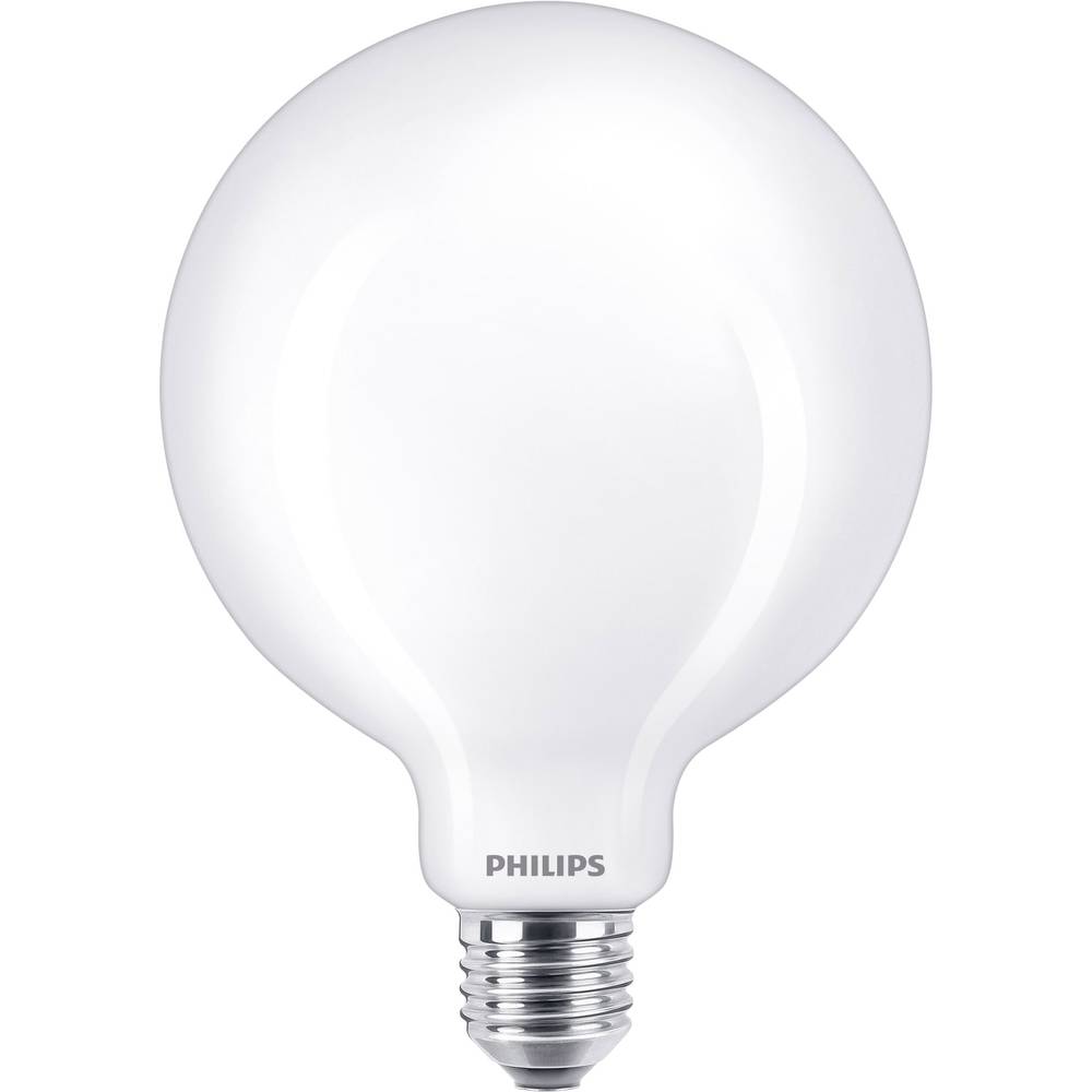 Philips 66514200 LED Energetická třída (EEK2021) D (A - G) E27 kulatý tvar 10.5 W = 100 W teplá bílá (Ø x d) 12.5 cm x 1