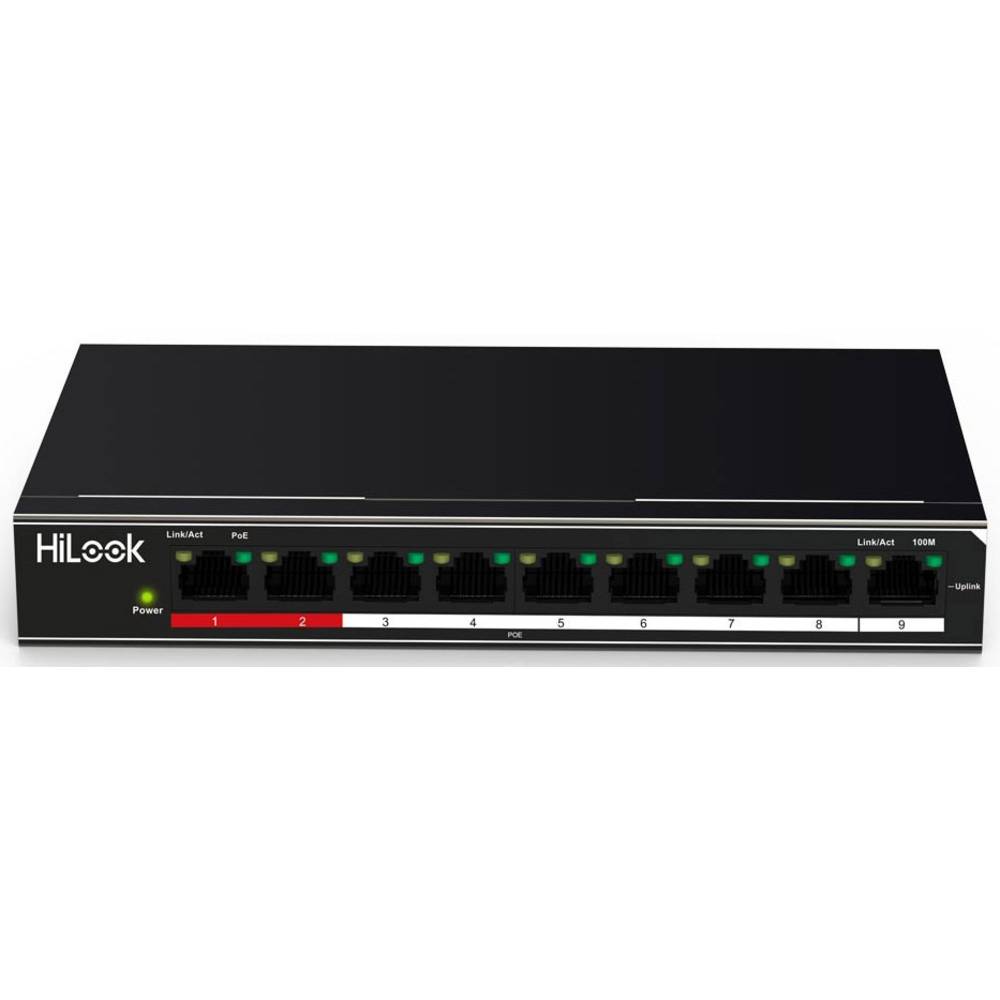 HiLook NS-0109P-58 síťový switch funkce PoE