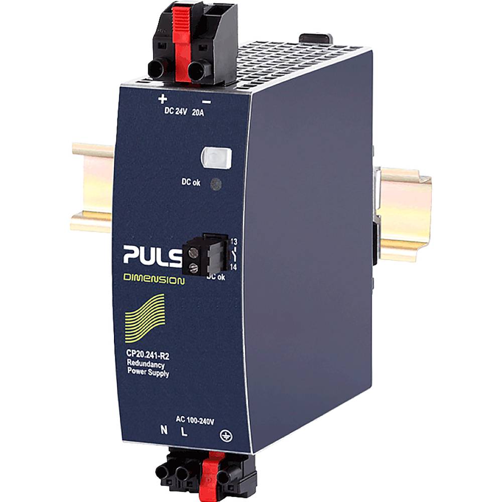 PULS Puls redundantní modul na DIN lištu, 24 V, 20 A, 480 W, výstupy 1 x