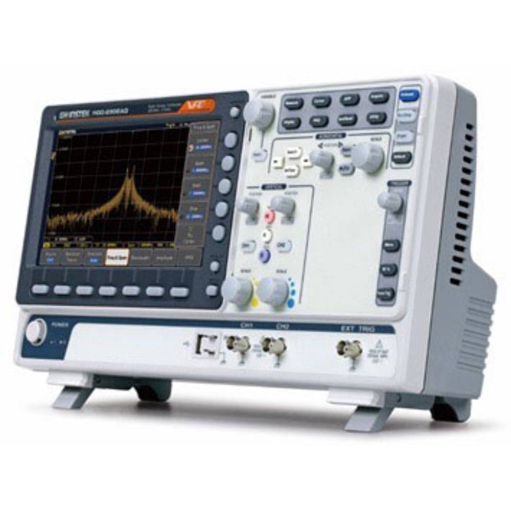 GW Instek MDO-2102A digitální osciloskop Kalibrováno dle (DAkkS) 100 MHz 2kanálový 2000 kpts 14 Bit 1 ks