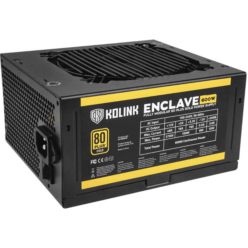 Kolink Enclave PC síťový zdroj 600 W ATX 80 PLUS® Gold