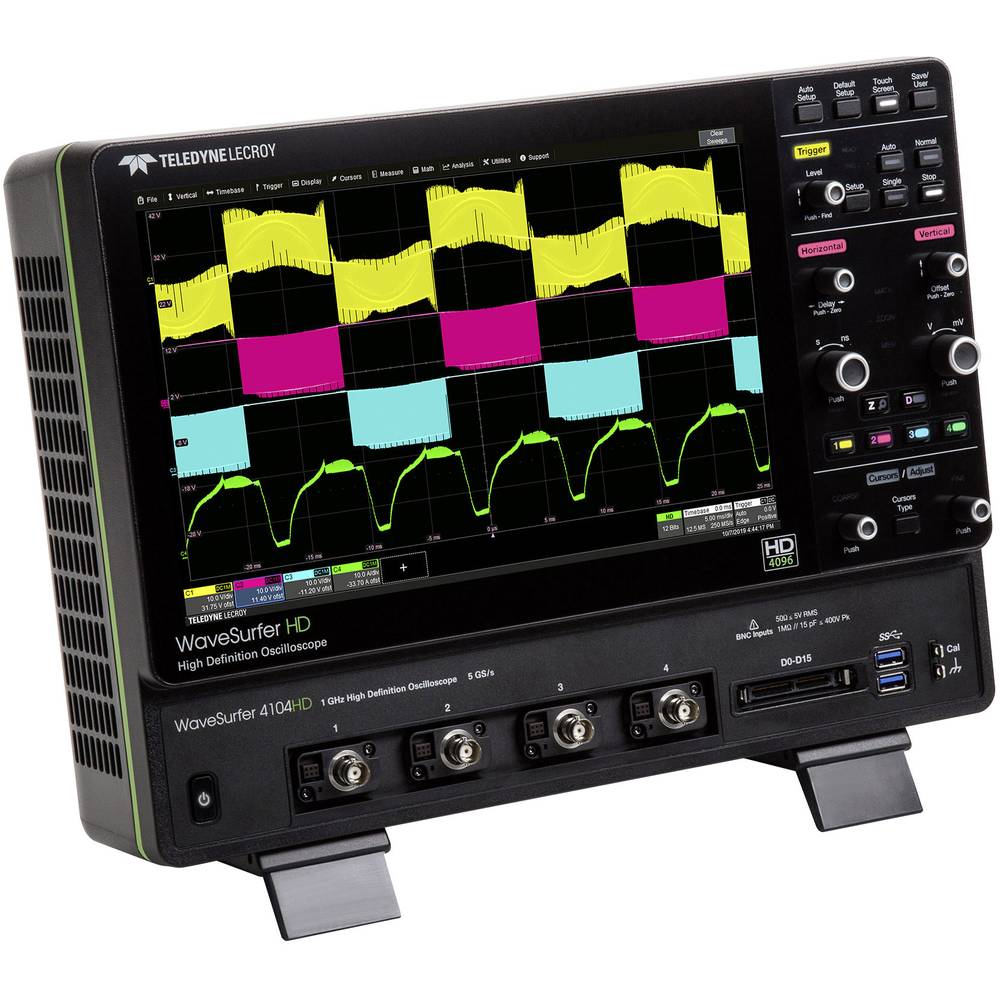 Teledyne LeCroy WaveSurfer 4054HD digitální osciloskop Kalibrováno dle (DAkkS) 500 MHz 12 Bit 1 ks