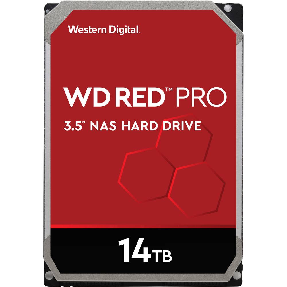 Western Digital WD Red™ Pro 16 TB interní pevný disk 8,9 cm (3,5) SATA 6 Gb/s WD161KFGX Bulk