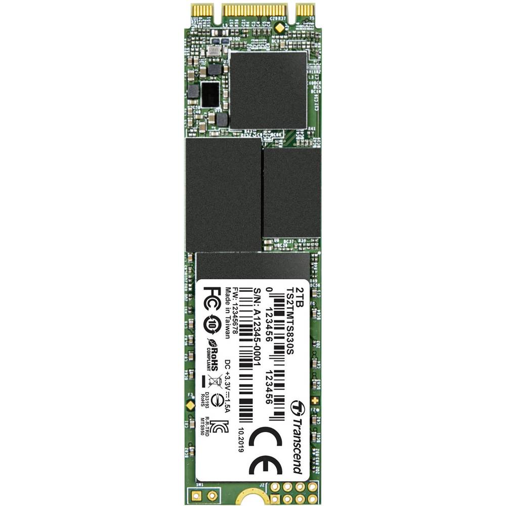 Transcend 830S 2 TB interní SSD disk SATA M.2 2280 M.2 SATA 6 Gb/s Retail TS2TMTS830S