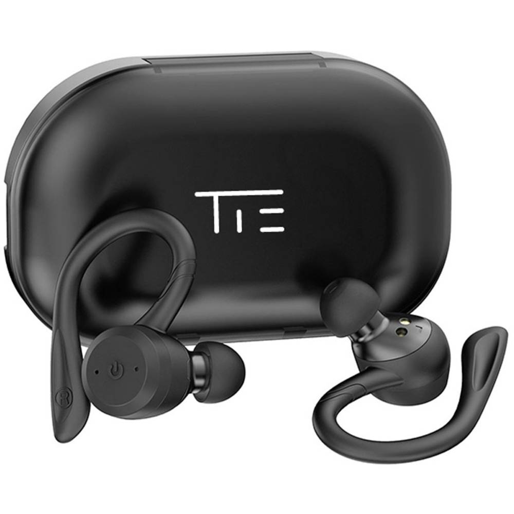 Tie Studio TBE1018 sportovní špuntová sluchátka Bluetooth® černá voděodolná, za uši