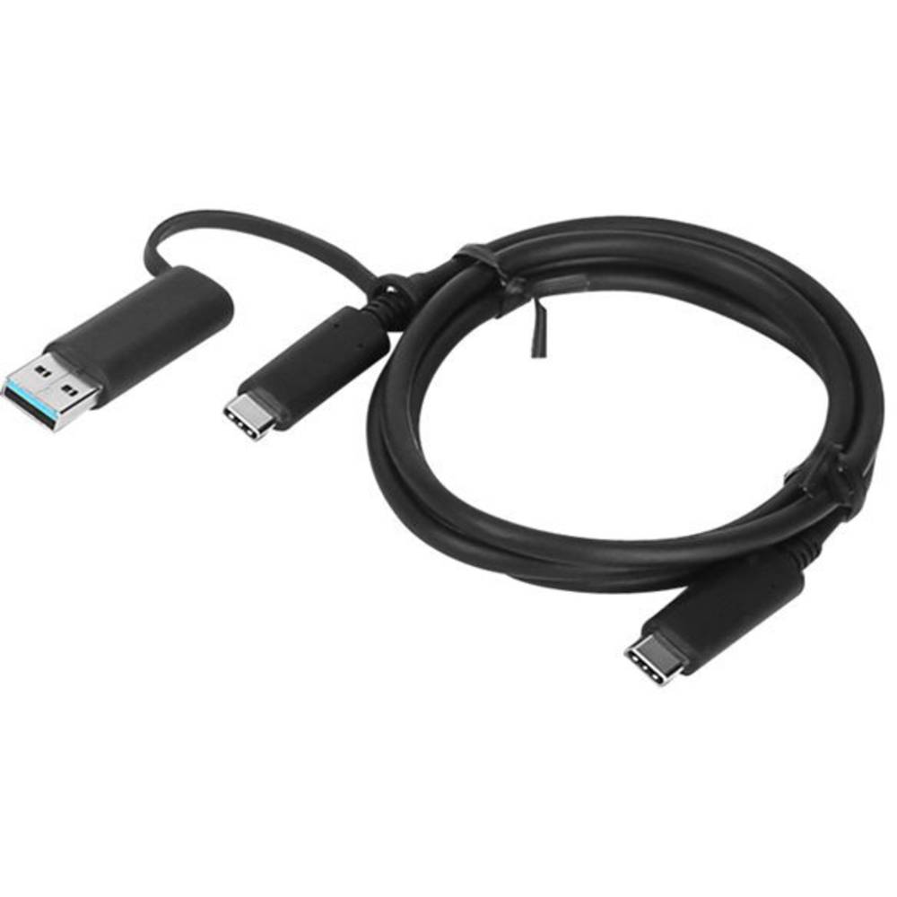Lenovo USB kabel USB 3.2 Gen1 (USB 3.0 / USB 3.1 Gen1) USB-A zástrčka, USB-C ® zástrčka 1.00 m černá 4X90U90618