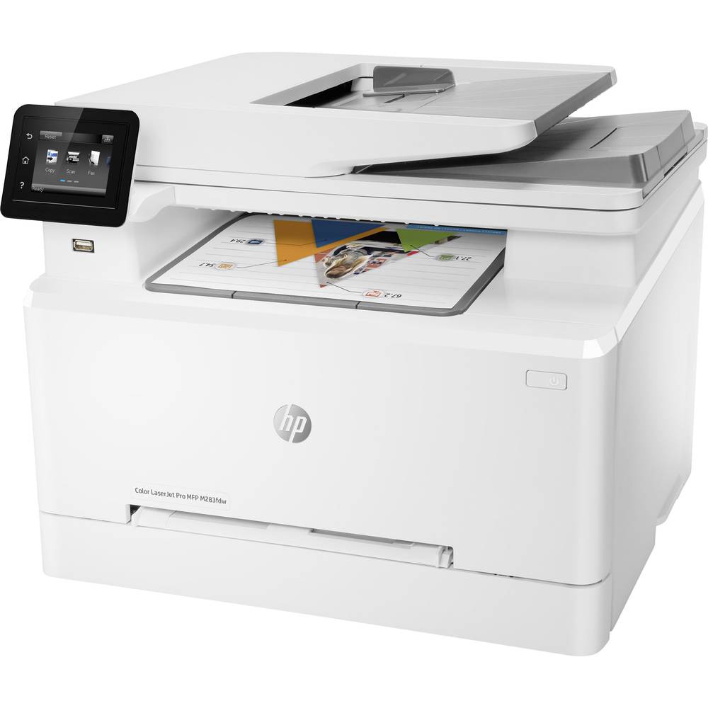 HP Color LaserJet Pro MFP M283fdw barevná laserová multifunkční tiskárna A4 tiskárna, skener, kopírka, fax LAN, Wi-Fi, d