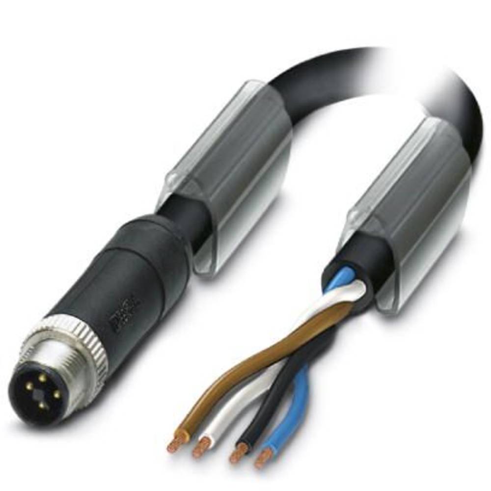 Phoenix Contact SAC-4P-M12MST/ 2,0-110 připojovací kabel pro senzory - aktory, 1089953, piny: 4, 2.00 m, 1 ks