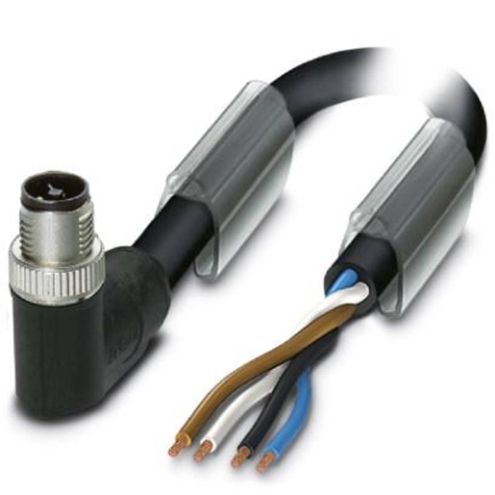 Phoenix Contact SAC-4P-M12MRT/ 2,0-110 připojovací kabel pro senzory - aktory, 1089961, piny: 4, 2.00 m, 1 ks