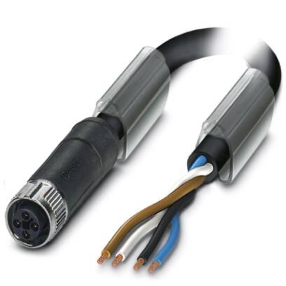 Phoenix Contact SAC-4P- 2,0-110/M12FST připojovací kabel pro senzory - aktory, 1089971, piny: 4, 2.00 m, 1 ks