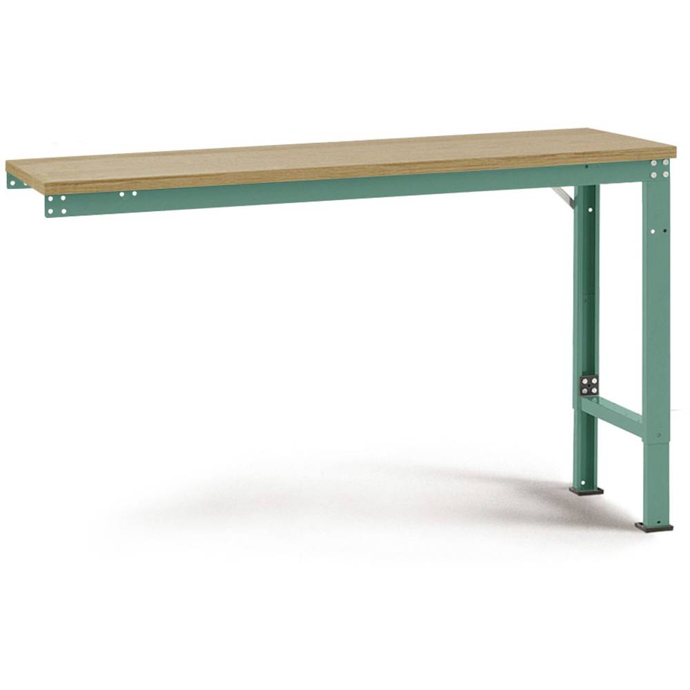Manuflex AU8105.0001 Pracovní Přístavný stůl univerzální speciální s multiplex deska, Šxhxv = 1750 x 1200 x 722-1022 mm