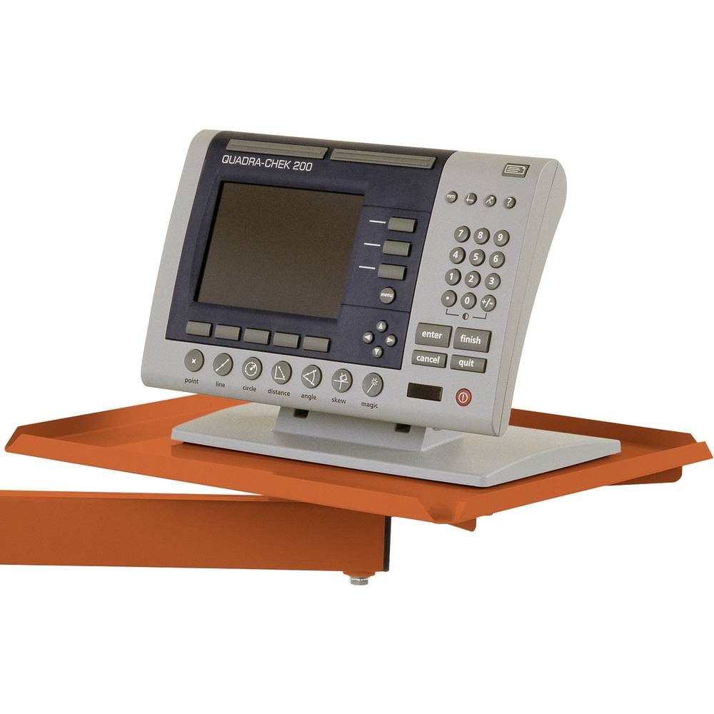 Manuflex LZ8235.2001 ESD ESD odkládací deska otočný pro univerzální a CANTOLAB pracovní stoly, Šxh 370 x 370 mm červenoo