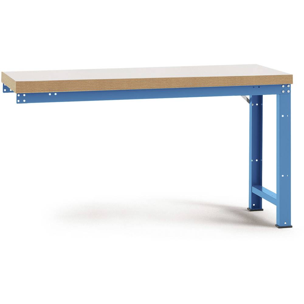 Manuflex WP4029.5012 Přístavný stůl PROFI s plastové desky, Šxhxv = 1750 x 700 x 840 mm