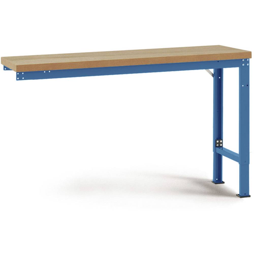 Manuflex WP7004.5007 Přístavný stůl PROFI speciální s multiplex deska, Šxhxv = 1250 x 700 x 740-1040 mm