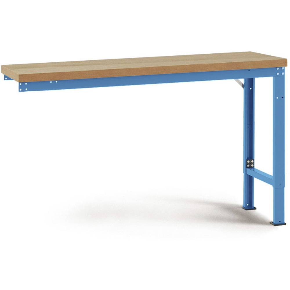 Manuflex WP7004.5012 Přístavný stůl PROFI speciální s multiplex deska, Šxhxv = 1250 x 700 x 740-1040 mm