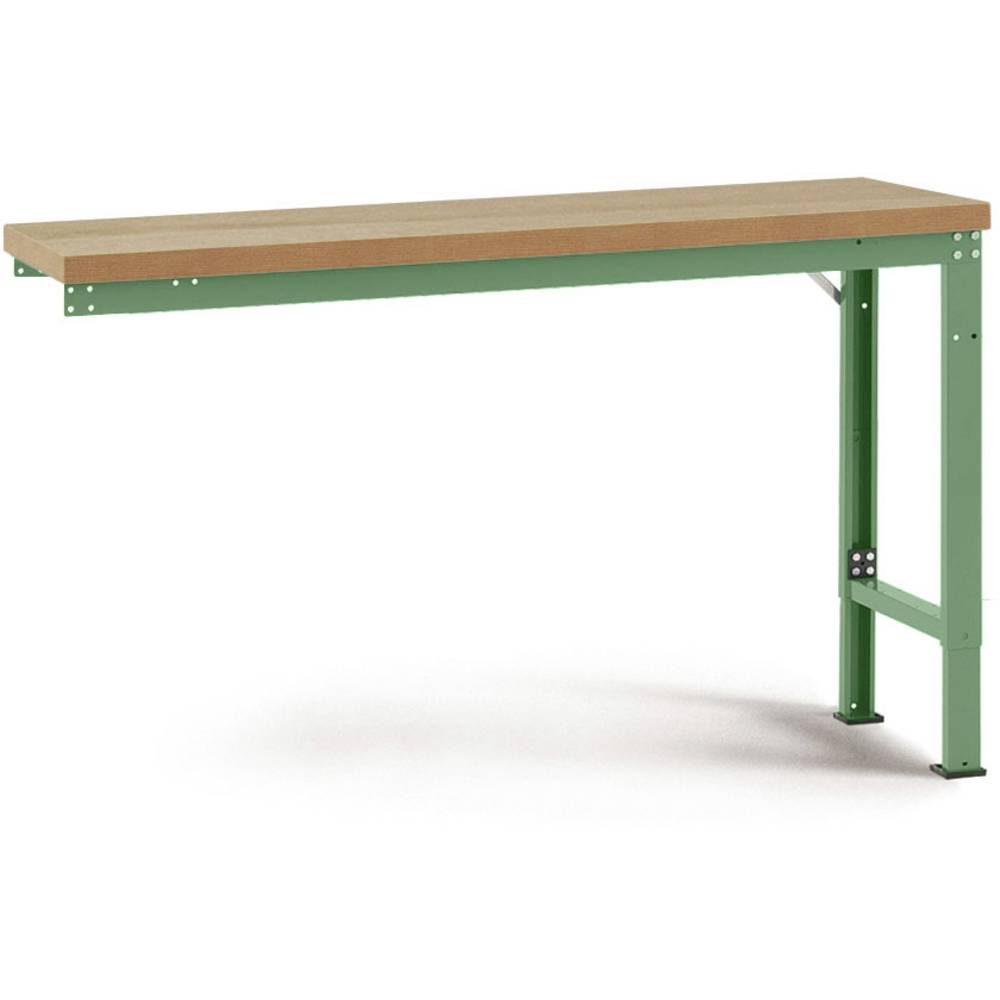 Manuflex WP7014.6011 Přístavný stůl PROFI speciální s multiplex deska, Šxhxv = 1500 x 700 x 740-1040 mm