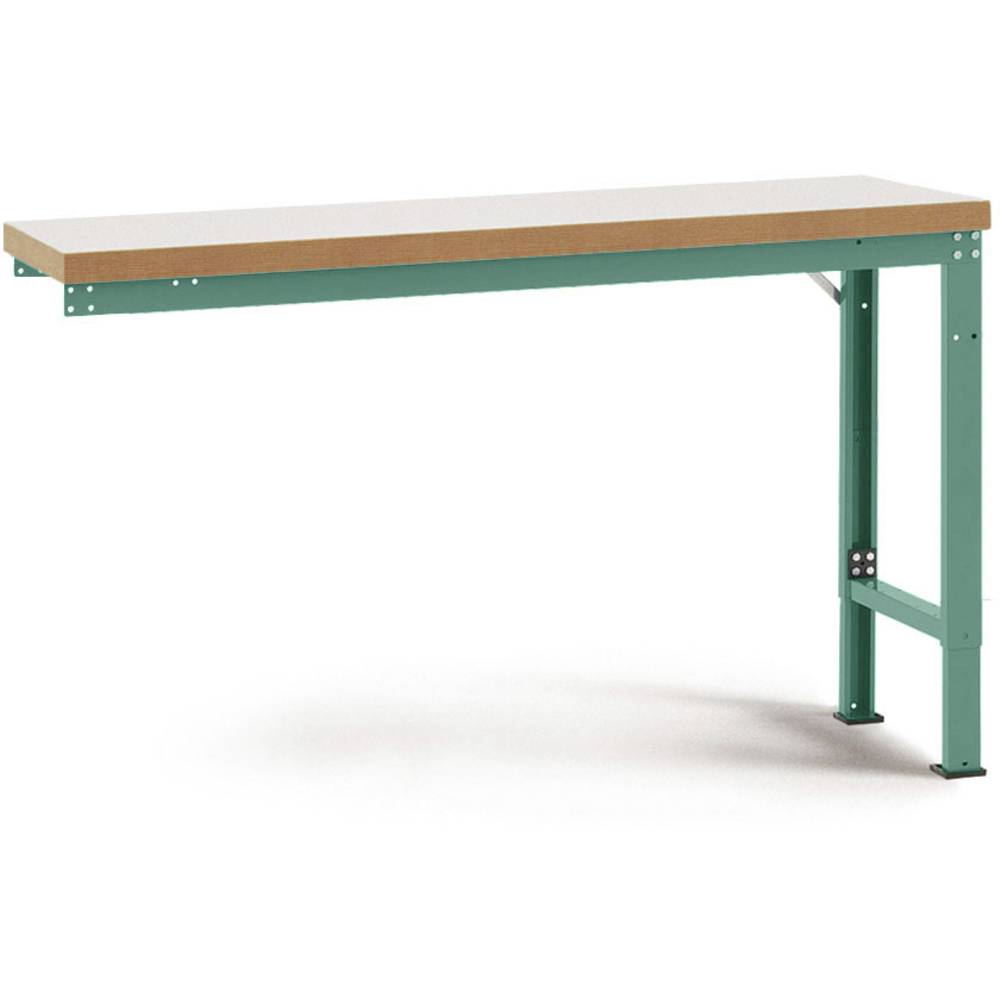 Manuflex WP7019.0001 Přístavný stůl PROFI speciální s plastové desky, Šxhxv = 1500 x 700 x 740-1040 mm