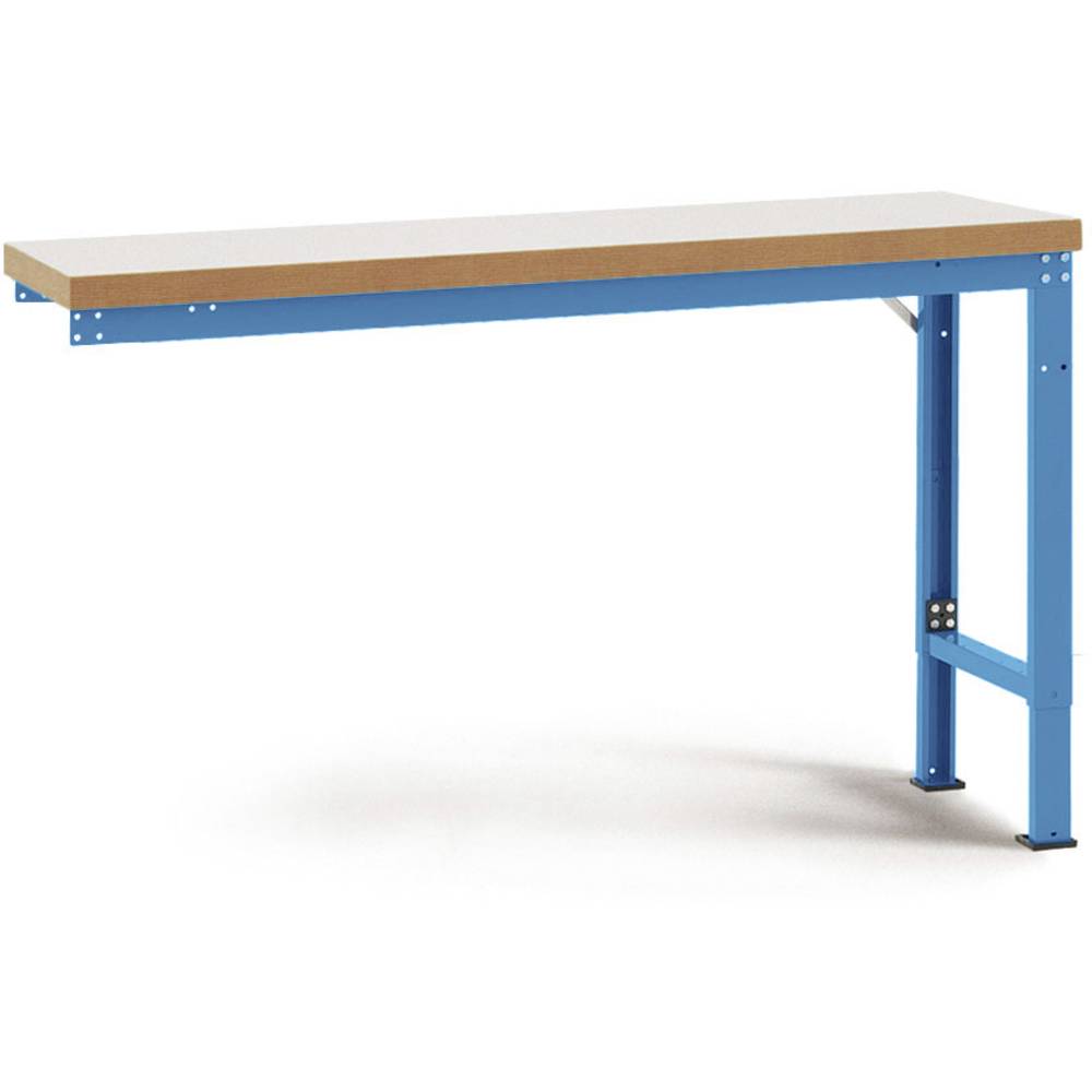 Manuflex WP7019.5012 Přístavný stůl PROFI speciální s plastové desky, Šxhxv = 1500 x 700 x 740-1040 mm